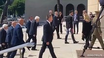 Mattarella arriva ai funerali di Stato di Arnaldo Forlani