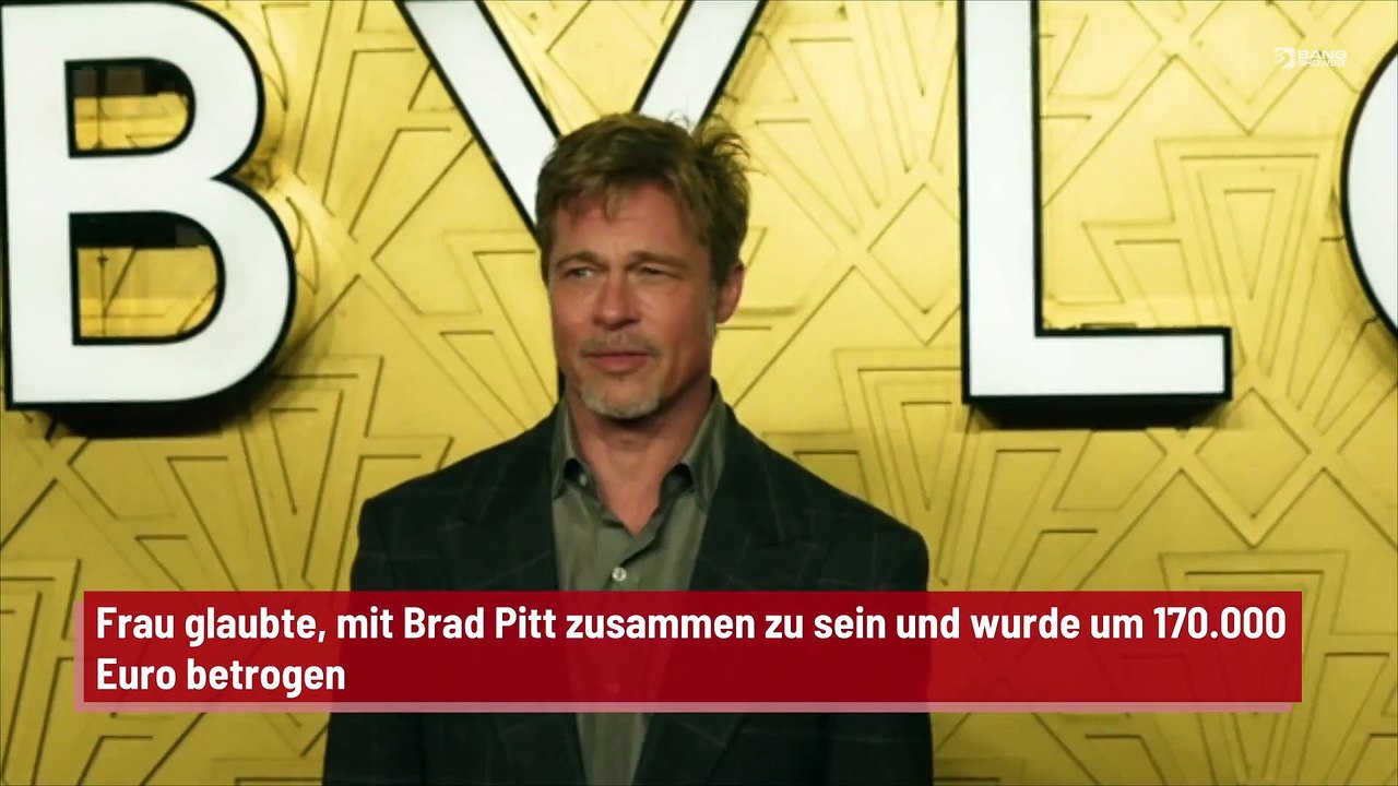 Frau glaubte, mit Brad Pitt zusammen zu sein und wurde um 170.000 Euro betrogen