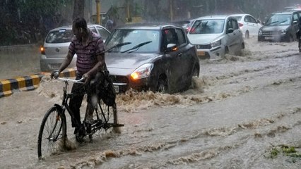 Delhi Weather: 'सड़कें जलमग्न, ट्रेनें रद्द, स्कूल बंद', बारिश से बेहाल राजधानी