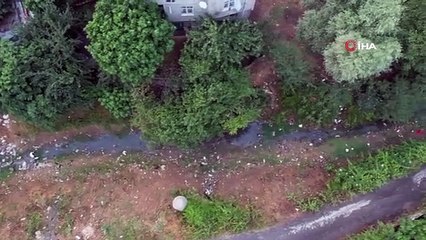 Le ruisseau, qui s'est transformé en nid de ravageurs à Arnavutköy, a provoqué la révolte des habitants du quartier.