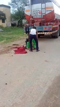 नाना के घर आए पांच साल के बच्चे को ऑयल टैंकर ने रौंदा, मौत