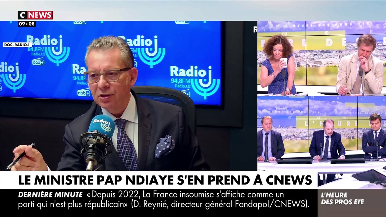 Le futur ex-ministre de l'éducation, Pap Ndiaye, s'en prend une nouvelle fois à CNews et Europe 1 pour masquer son bilan désastreux : "Ce sont très clairement des publications d’extrême droite"
