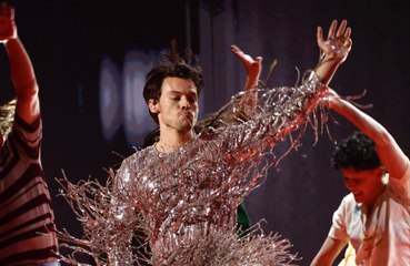 Struck in the eye: Harry Styles becomes latest star hit with flying object from audience