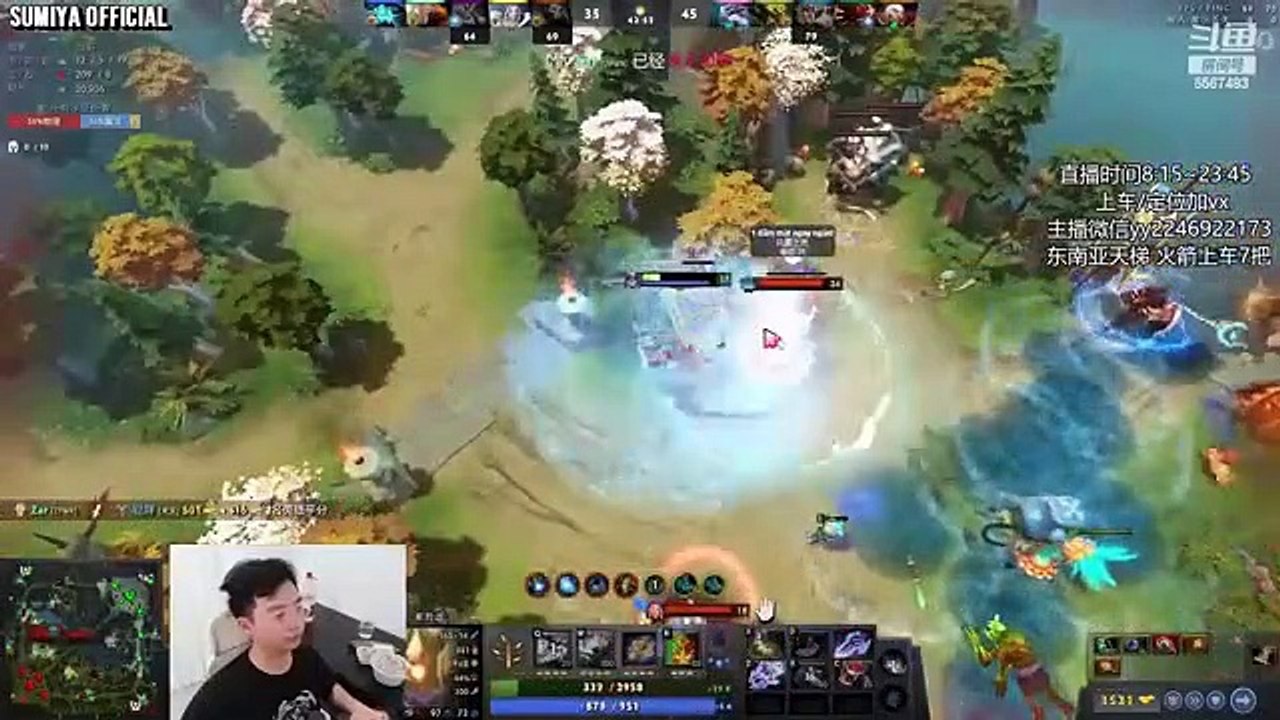 Physical Build Invoker vs Octarine Meme Build Antimage | Sumiya Invoker Stream Moment 3771