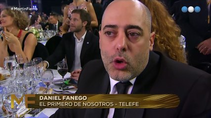 El contundente festejo de Daniel Fanego en los Martìn Fierro: "Hacen falta más ficciones"