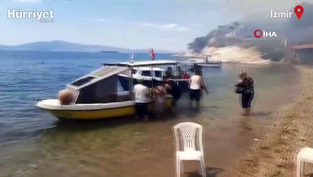 İzmir'de Aliağa ve Menderes'te orman yangını