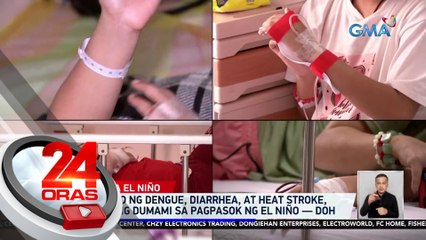 Mga kaso ng dengue, diarrhea, at heat stroke, posibleng dumami sa pagpasok ng El Niño — DOH | 24 Oras