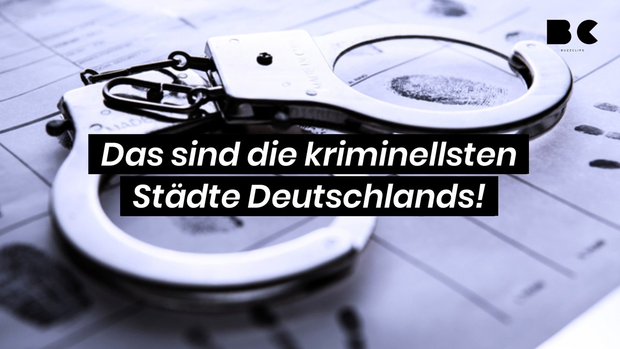 Das sind die kriminellsten Städte Deutschlands!