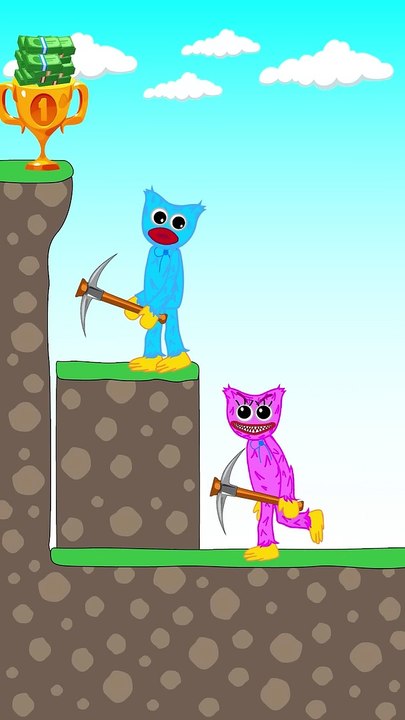 Amy Rose Helped Huggy Wuggy to reach his goal! _ Funny Animation  #Shorts #animation #story