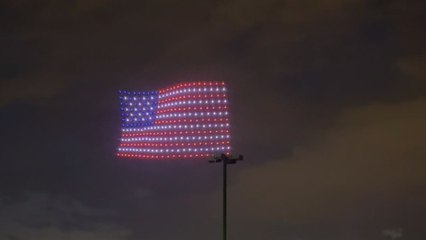 EPIC 4th of July drone show in Texas beautifully illustrates the concept of 'Freedom'