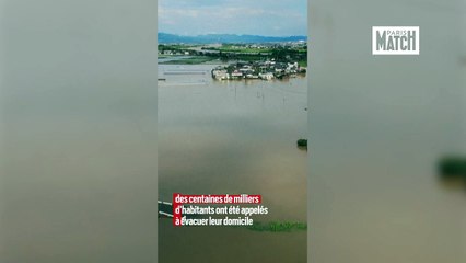 Le Japon en proie à des inondations catastrophiques