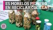 Es Morelos pionero en reciclar colillas