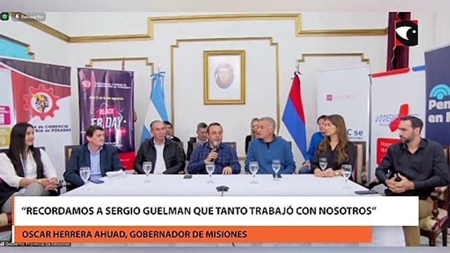 El Black Friday se realizará del 3 al 6 de agosto en Posadas: el Gobernador de Misiones recordó a Sergio Guelman