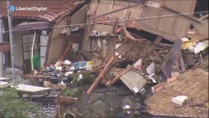 Al menos dos muertos y seis desaparecidos por las lluvias torrenciales en Japón