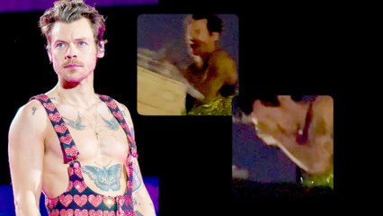 Singer Harry Styles Hit Near The Eye By An Object On Stage During Concert