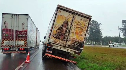 Mais um acidente é registrado na rodovia BR-277, na Região do Lago