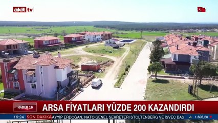 Arsa fiyatları yüzde 200 kazandırdı