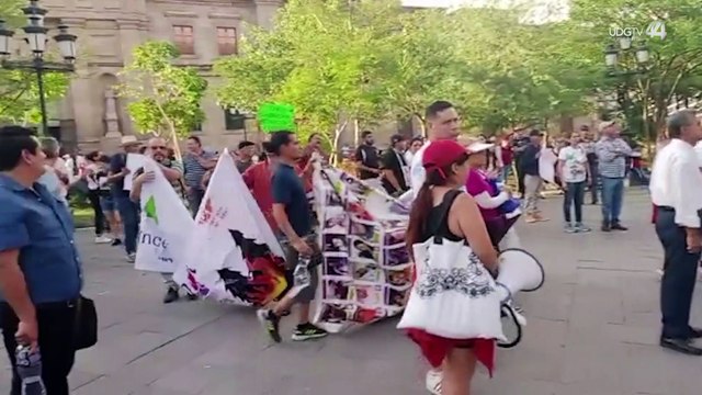 Marchan en contra de gobierno de Alfaro; exigen a 3 niveles de gobierno respeto a derechos humanos