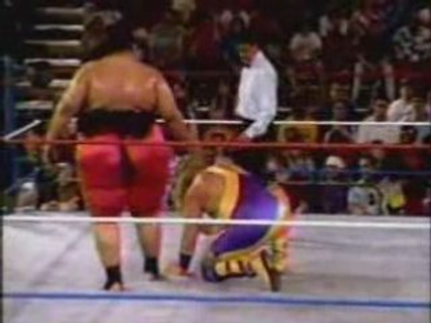 Luta Livre Americana (RTP1): Yokozuna vs Dan Dubiel [WWF Monday