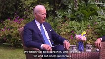 Treffen im Garten, Tee beim König: Biden legt Stopp in London ein