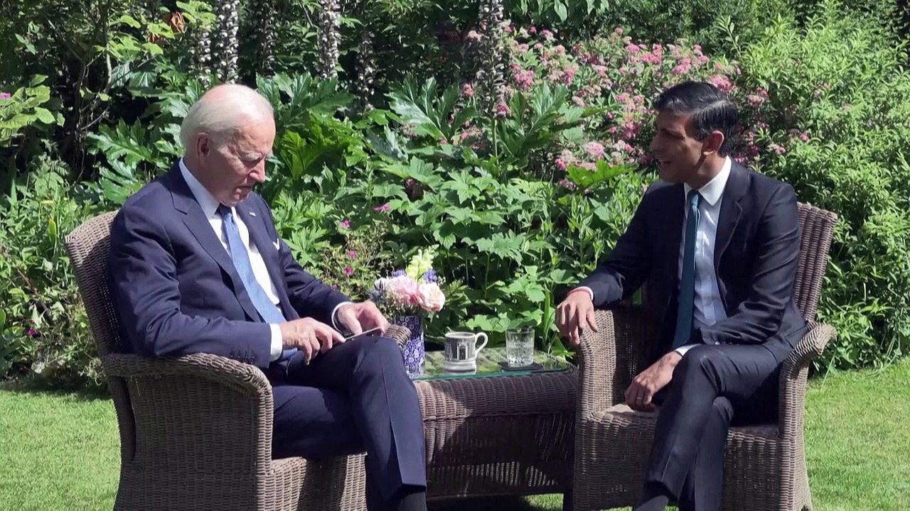 Biden reafirma su "sólida" relación con Reino Unido antes de la cumbre de la OTAN