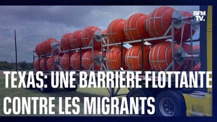Texas: un projet de barrière flottante sur le Rio Grande pour empêcher la traversée de migrants