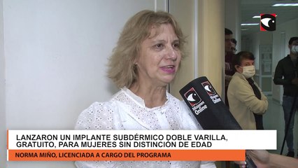 Lanzaron implantes subdérmicos de doble varilla, gratuitos, para mujeres sin distinción de edad