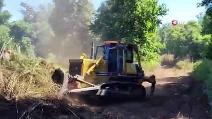 Marmaris Değirmenyanı'nda çıkan yangın söndürüldü