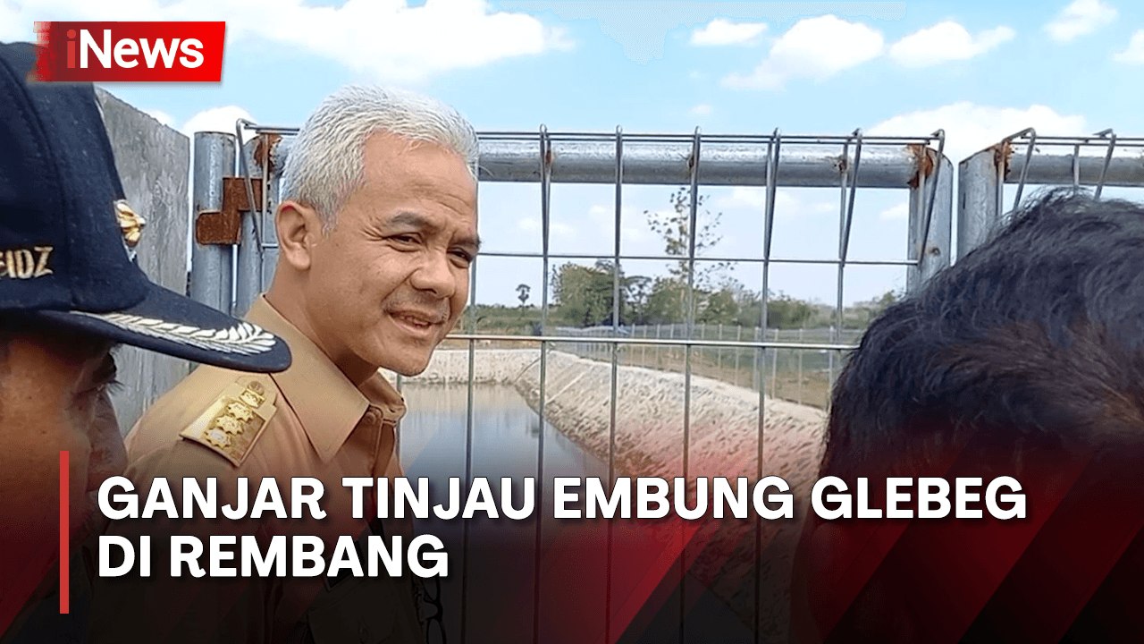 Tinjau Embung Glebeg di Rembang, Ganjar: Antisipasi Kekeringan, Akan ...