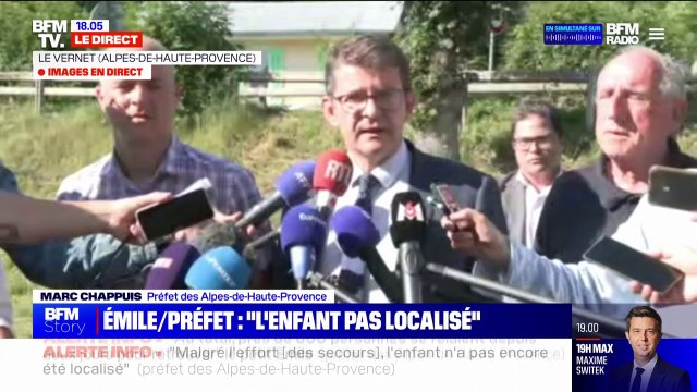Disparition d'Emile: Les recherches se poursuivront demain avec un dispositif plus ciblé et plus sélectif , informe Marc Chappuis, le préfet des Alpes-de-Haute-Provence