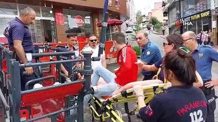 Arkadaşları tarafından darp edilen genç balkondan atlayarak kurtuldu