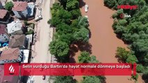 Selin vurduğu Bartın'da hayat normale dönmeye başladı