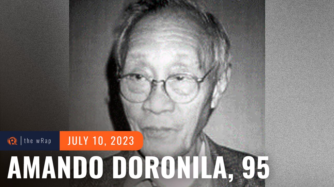 Veteran journalist Amando Doronila dies