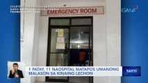 1 patay, 11 naospital matapos umanong malason sa kinaing lechon | Saksi