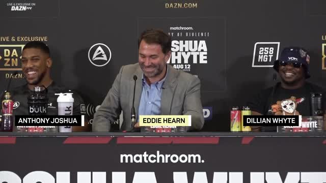 Whyte, AJ and Hearn in hilarious X-rated exchange