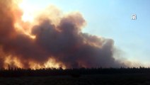 İzmir'de çıkan orman yangınlarına müdahale ediliyor