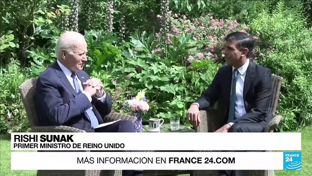 Biden y Sunak se reúnen previo a la cumbre de la OTAN y abordan el posible ingreso de Ucrania