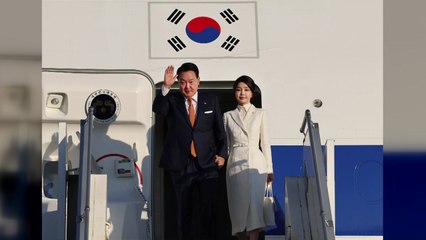 尹, 리투아니아 도착...나토서 북핵공조 논의·한일회담 / YTN