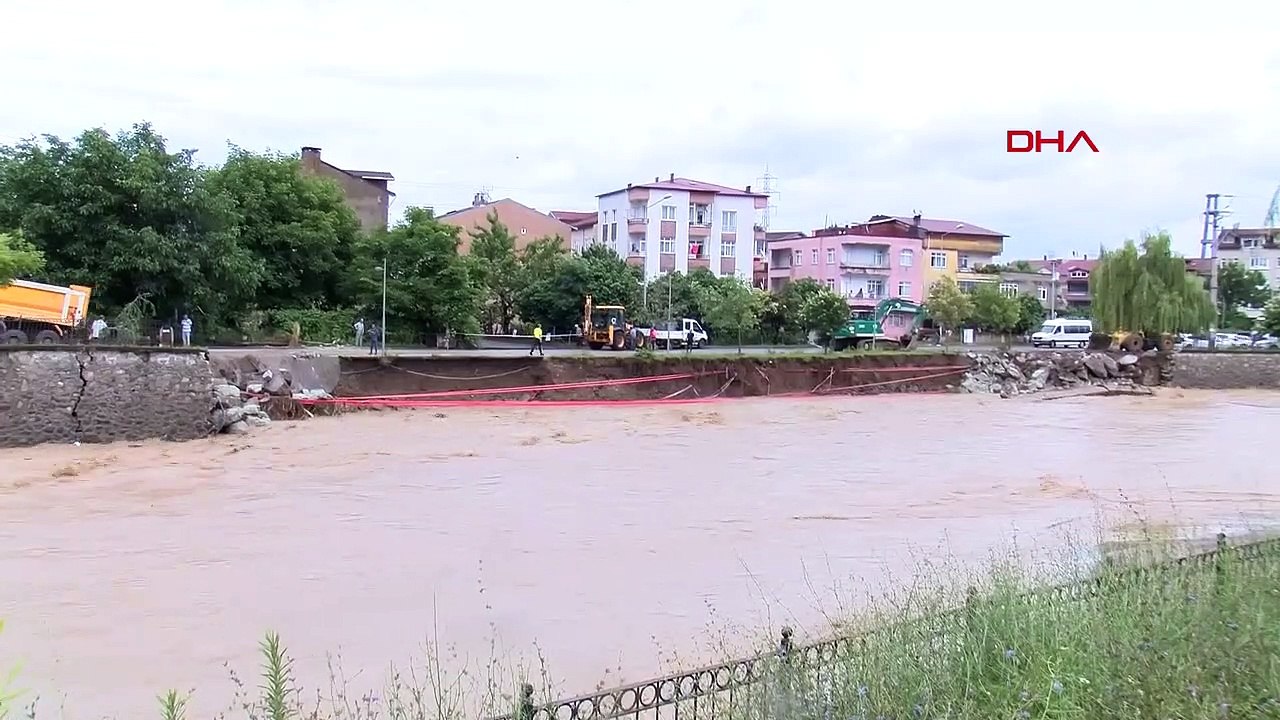 Autoroute fermée à la circulation en raison de fortes pluies à Ordu