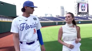 Jac Caglianone is ready for Florida's matchup with LSU for the Men's World Series