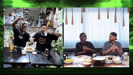 98FC | Sósias imitam almoço de Neymar e Vini Jr.