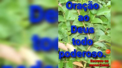 Oração ao Deus todo poderoso.