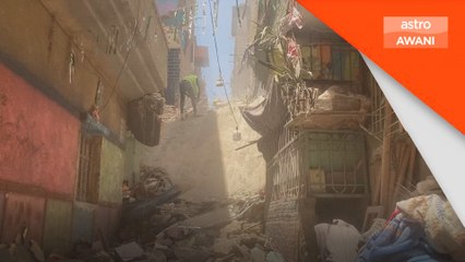 7 maut, bangunan 5 tingkat runtuh di Kaherah