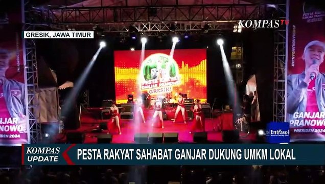 Gelar Pesta Rakyat di Gresik, Sahabat Ganjar Ajak Dukung UMKM!