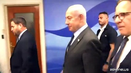Netanyahu presiede riunione del governo, prima apparizione dal malore