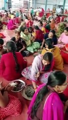 राधाकृष्ण मंदिर में 63 हजार पार्थिव शिवलिंग का किया गया निर्माण