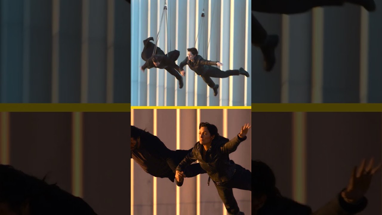 Le saut dans le vide de Matrix 4  #Shorts