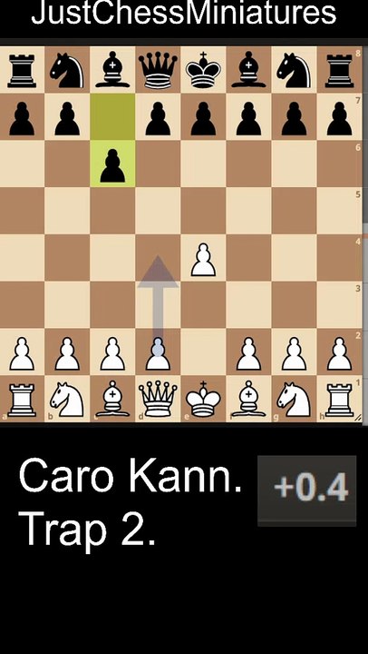 Caro Kann Defense. Trap 2
