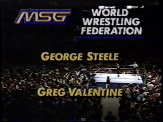 WWF MSG 5/27/88 #2 George Steele vs. Greg Valentine