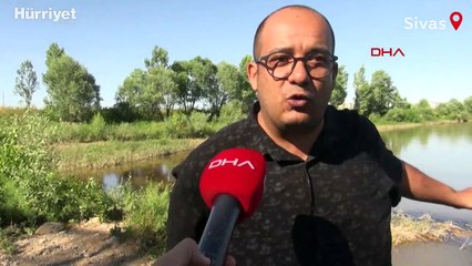 Kızılırmak yüzeyinde korkutan kirlilik görüntüsü